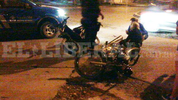 Dos heridos tras el choque de motocicletas en Las Termas