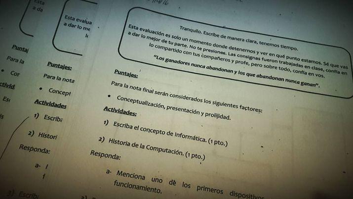 El mensaje de una docente santiaguentildea que recorre las redes