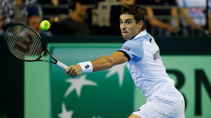 Guido Pella logroacute un triunfo importantiacutesimo ante Edmund