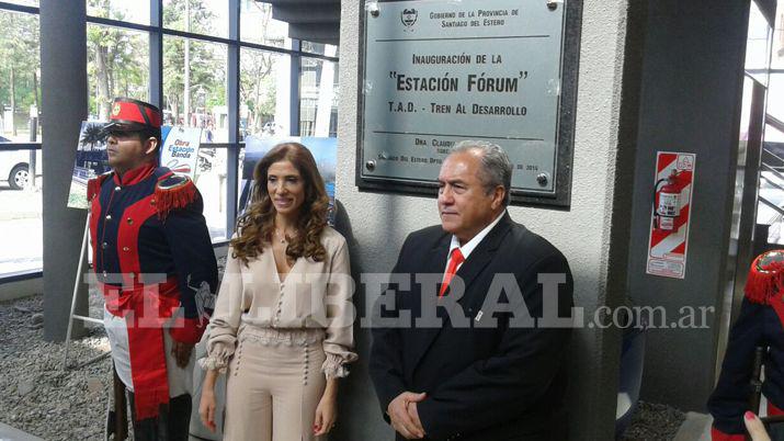 La gobernadora inauguroacute el Tren al Desarrollo