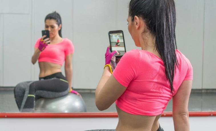 Selfies en el gimnasio indican problemas psicoloacutegicos