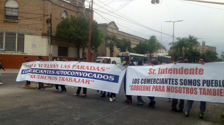 Comerciantes Autoconvocados cortaron la calle otra vez en protesta