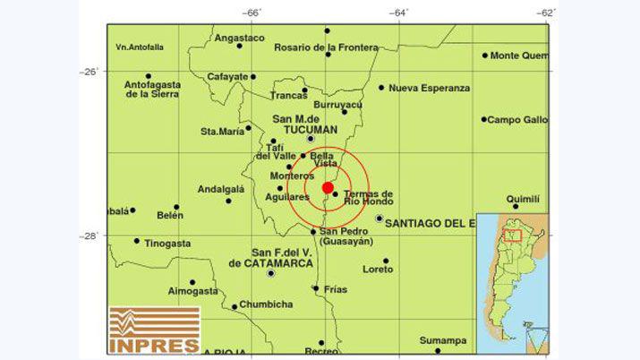 Las Termas tembloacute con un sismo de 36 grados