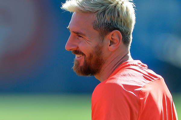 Messi volvioacute a entrenar normalmen