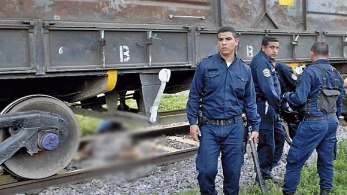 La víctima murió atropellada por el tren