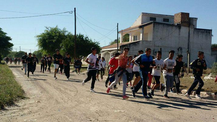 Marcha aeroacutebica en Loreto