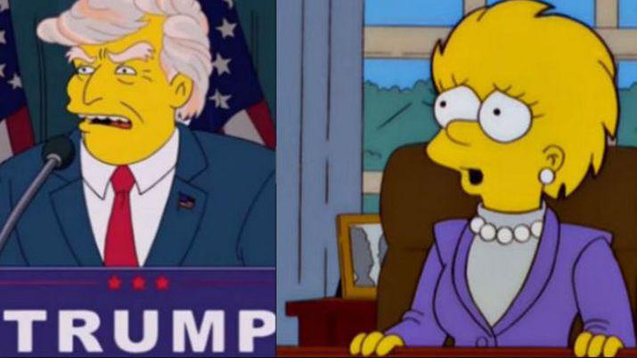 Hace 16 antildeos Los Simpsons predijeron la victoria de Donald Trump