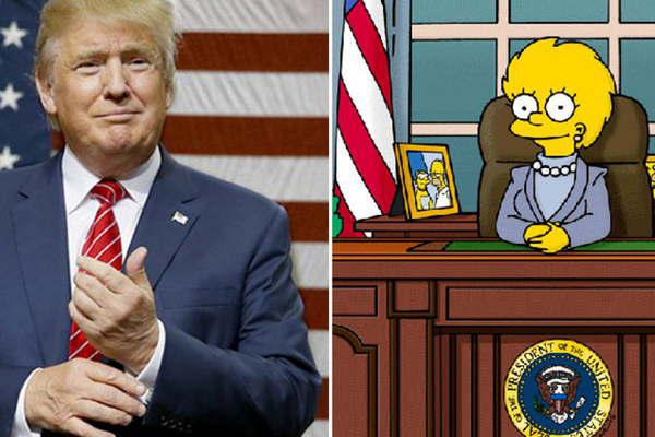 Los Simpson predijeron el triunfo de Donald como presidente hace 17 antildeos 