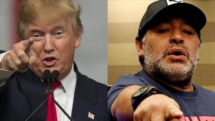 Un famoso periodista ingleacutes comparoacute a Maradona con Donald Trump