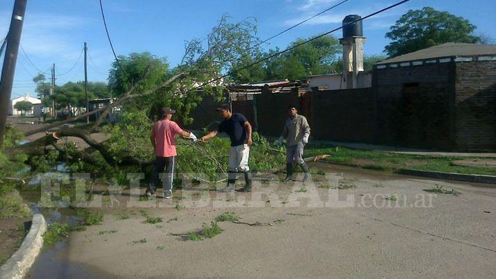 Tras el temporal en Antildeatuya retoma la calma