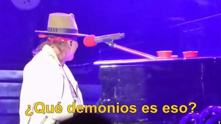 iquestUn fantasma en medio de un show de Guns N Roses