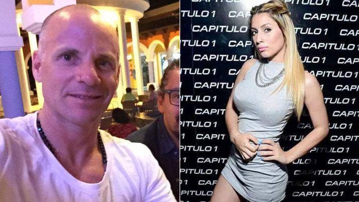 El papaacute de Barbie Veacutelez a los besos con una sensual rubia de 19 antildeos