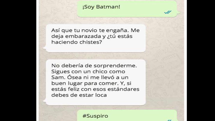 Le mandoacute mensajes de WhatsApp a la nueva pareja de su ex se confundioacute y se volvioacute viral