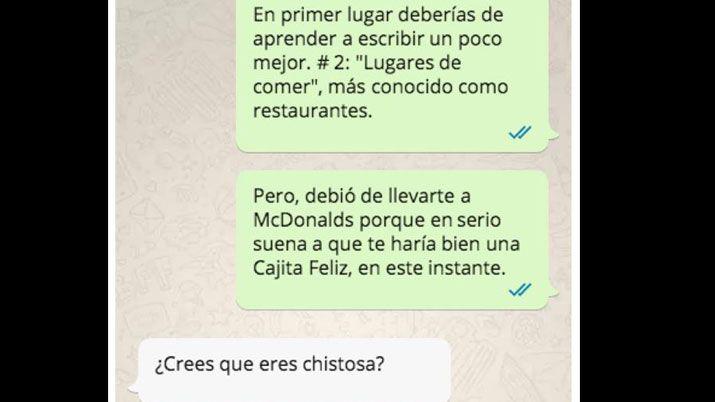 Le mandoacute mensajes de WhatsApp a la nueva pareja de su ex se confundioacute y se volvioacute viral