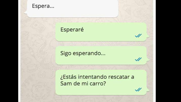 Le mandoacute mensajes de WhatsApp a la nueva pareja de su ex se confundioacute y se volvioacute viral