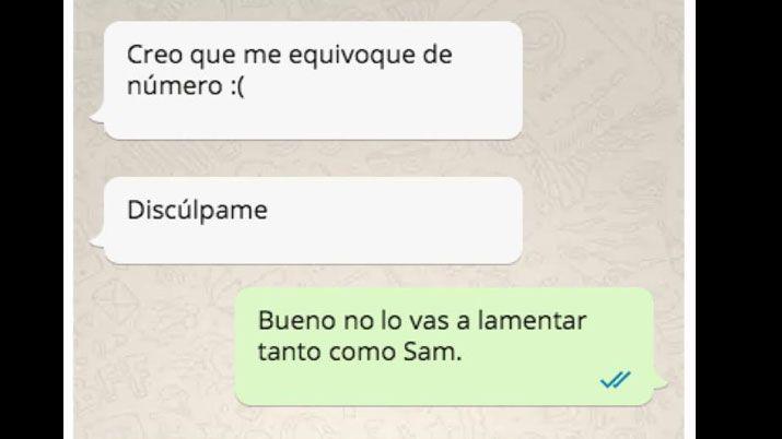 Le mandoacute mensajes de WhatsApp a la nueva pareja de su ex se confundioacute y se volvioacute viral