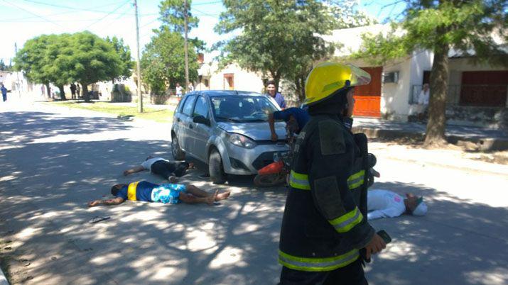 Simulacro de accidente realizado en Quimilí