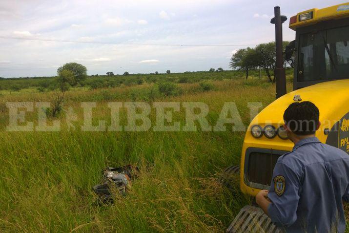 Quimiliacute- estaba desaparecido y lo hallaron muerto a la vera de la ruta