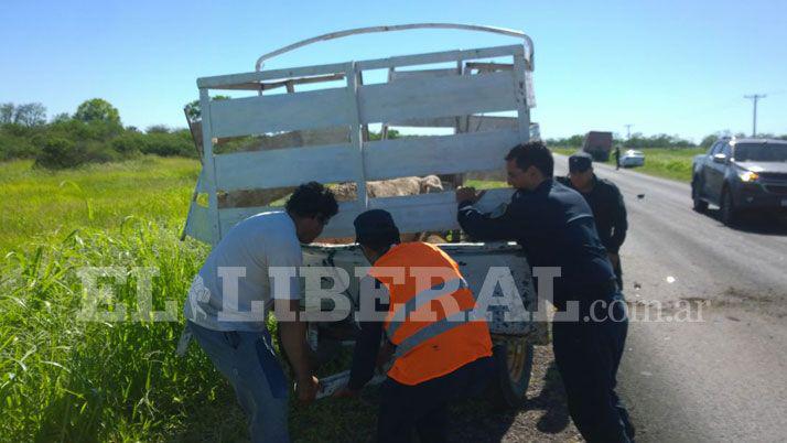 Un herido de gravedad tras ser embestido por una camioneta en Ruta 89