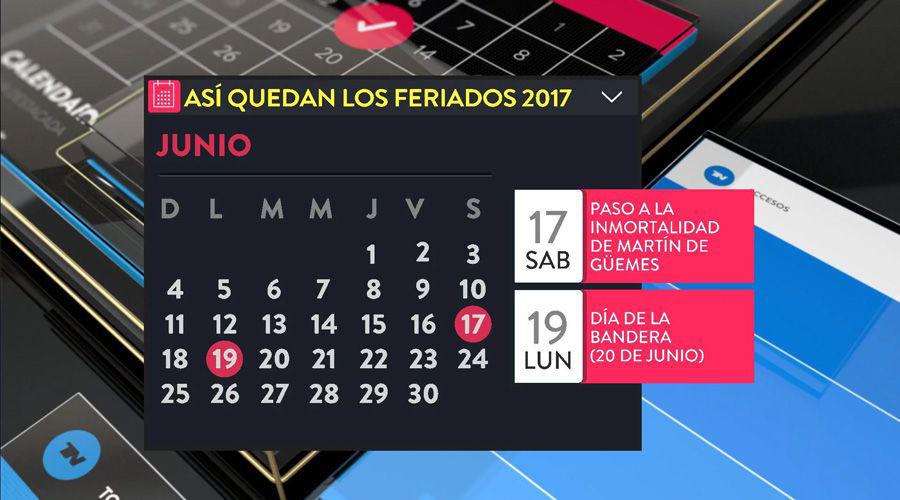 Asiacute quedan los feriados nacionales de 2017