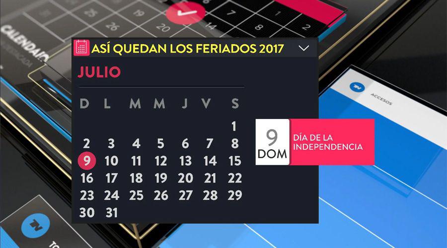 Asiacute quedan los feriados nacionales de 2017