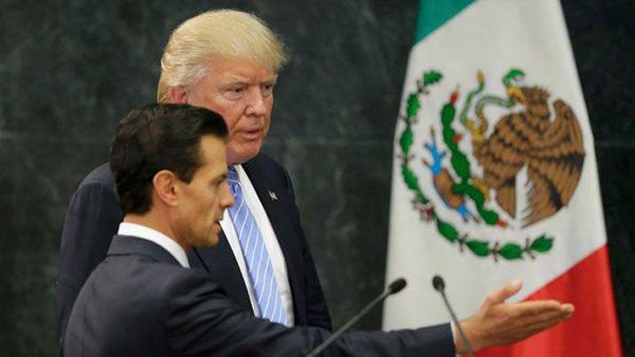 Enrique Peña Nieto y Donald Trump en la nica reunión que sostuvieron en tiempos de candidatura del actual presidente estadounidense 