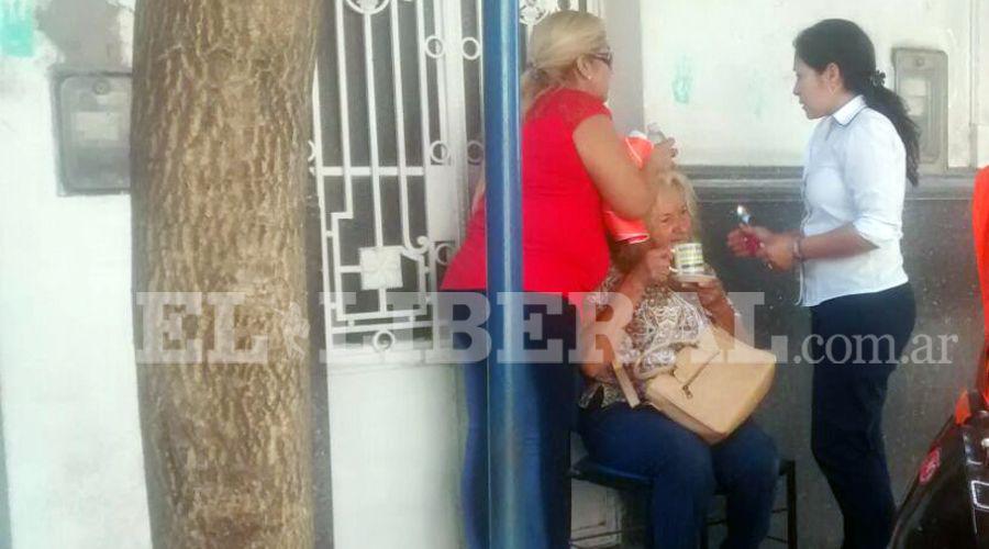 Una abuela sufrioacute un golpe en la cabeza al caer en la vereda