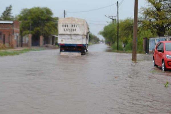 Copiosas lluvias afectaron a varias localidades de la provincia