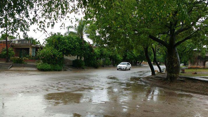 Persistente lluvia en Termas durante toda la madrugada