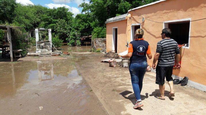 Continuacutea la asistencia a los afectados por el temporal