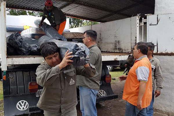 Defensa Civil asistioacute a maacutes de 90 familias de la ciudad por las lluvias