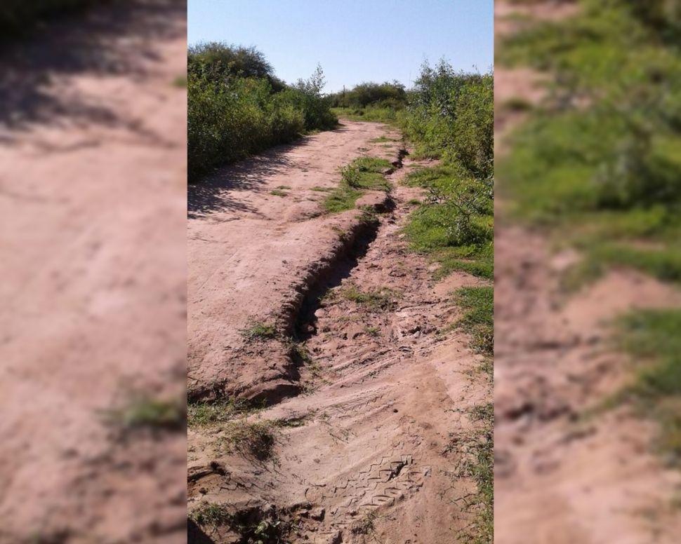 Vecinos de Bandera Bajada piden que se arreglen los caminos vecinales