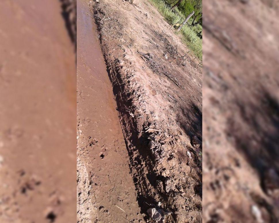 Vecinos de Bandera Bajada piden que se arreglen los caminos vecinales