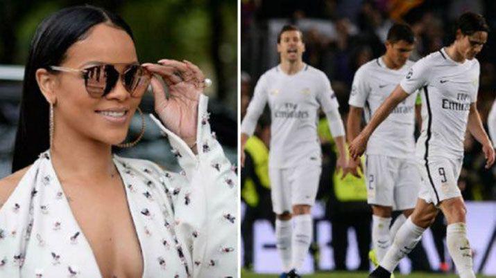 Rihanna habriacutea tenido sexo con dos jugadores del PSG antes del 6-1 con Barcelona