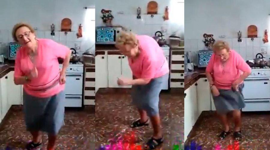 Video- la abuela que baila La pollera amarilla