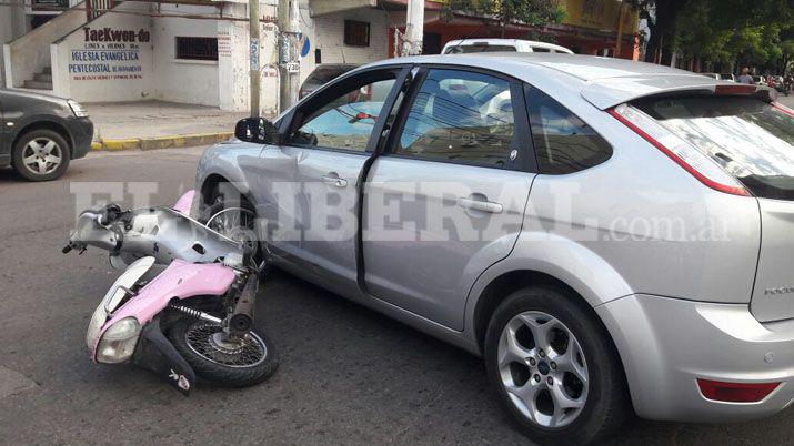 Accidente provocó un caos vehicular en el centro