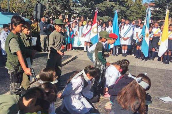 Poleacutemica por un simulacro de fusilamiento en un acto escolar en La Cumbre 