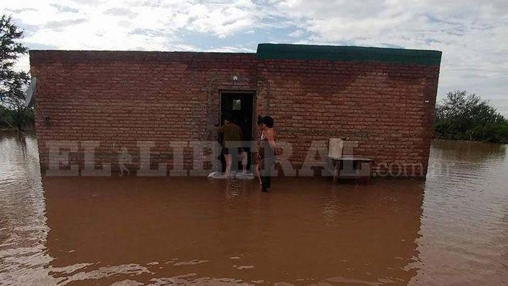 El interior loretano tambieacuten fue afectado por la torrencial lluvia