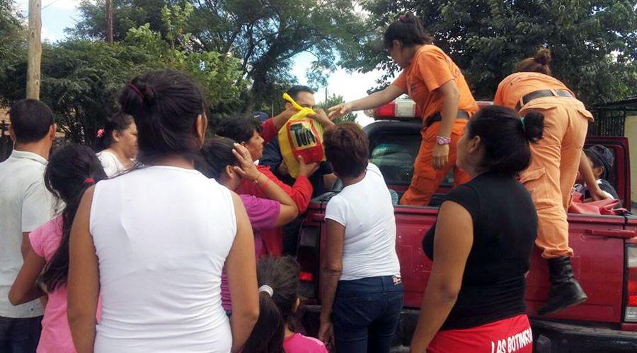 Bomberos Voluntarios La Banda y el CTT Banda entregaron donaciones