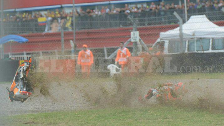 Cayó Mrquez en la segunda vuelta y se despidió del MotoGP