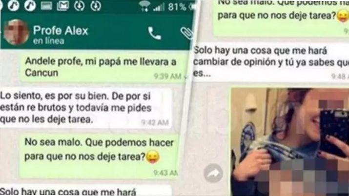 Un profesor le pediacutea fotos porno a sus alumnas para justificar las faltas