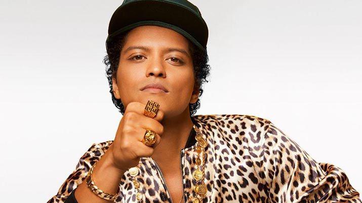 El cantante Bruno Mars viene a la Argentina