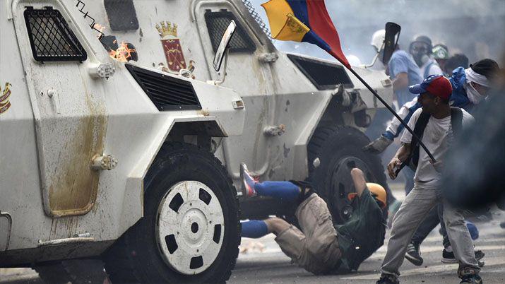 Venezuela- La imagen de la represioacuten que dio la vuelta al mundo