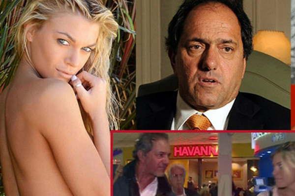 Explotoacute la novia de Scioli y lo escrachoacute en las redes