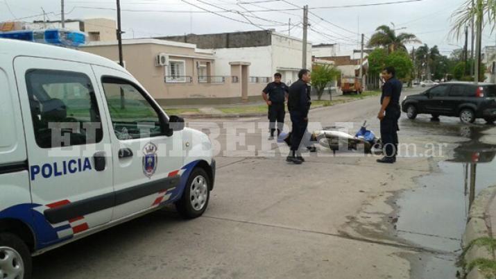 Personal de la Comisaría Cuarta trabajó en el lugar del accidente