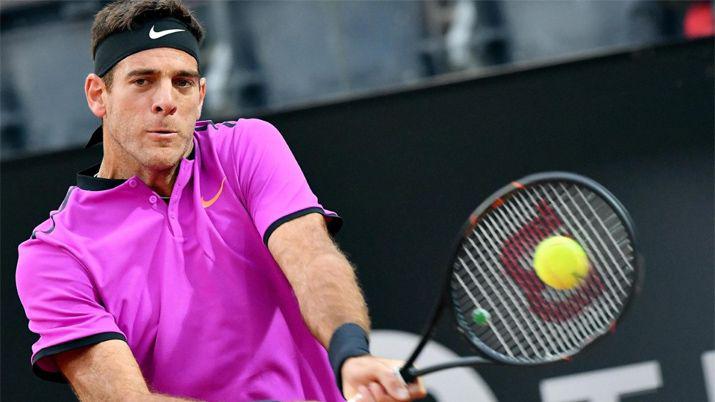 Del Potro debutoacute con un triunfo en el Masters 1000 de Roma