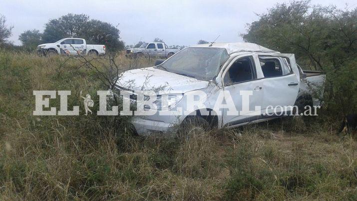 Violento vuelco en Ruta 92 deja una una mujer herida