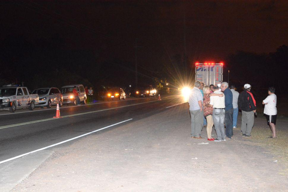 Riacuteo Hondo- violentiacutesimo choque entre motos dejoacute un muerto