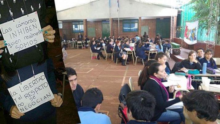 Pusieron caacutemaras y microacutefonos en las aulas de un colegio