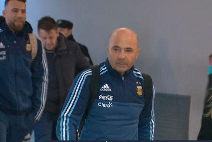 Sampaoli viajó a Australia por la gira del seleccionado